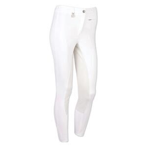 NEW PIKEUR women's lugana full seat breech pant in micro white